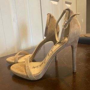Sam Edelman suede ankle strap stiletto
